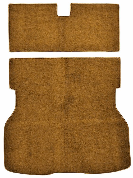 Molded Cut Pile Cargo Area Carpet for 1979-1982 Ford Mustang, Mercury Capri [OE-Style Jute Backing, Chamoise]