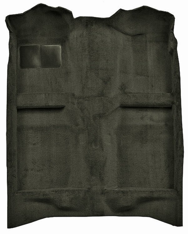 Molded Cut Pile Passenger Area Carpet for 1982-1986 Mercury Capri, 1982-1993 Ford Mustang [Mass Backing, Gray]