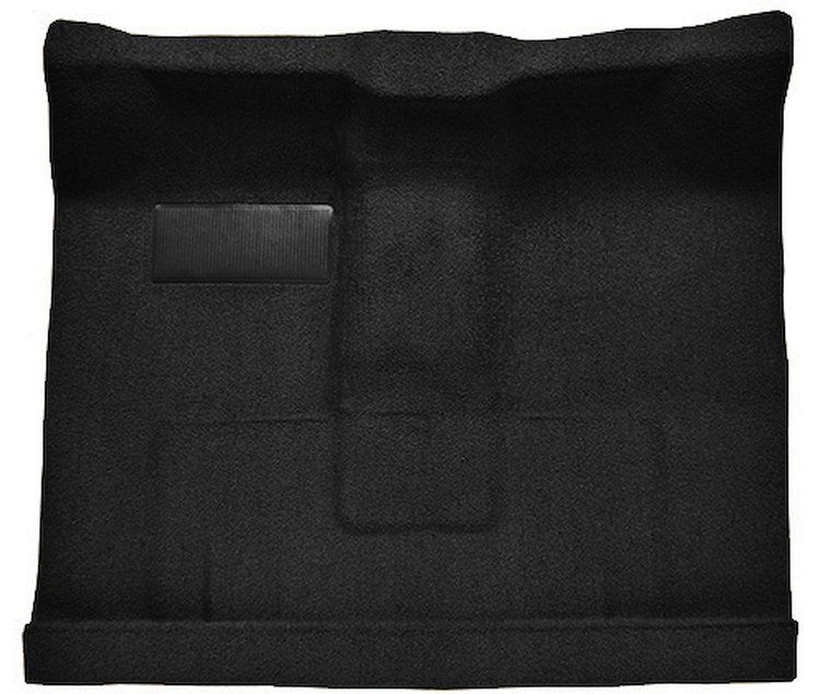 Molded Loop Passenger Area Carpet for 1961-1964 Ford F-100, F-250, F-350 Truck [High Tunnel, Mass Backing, Black]