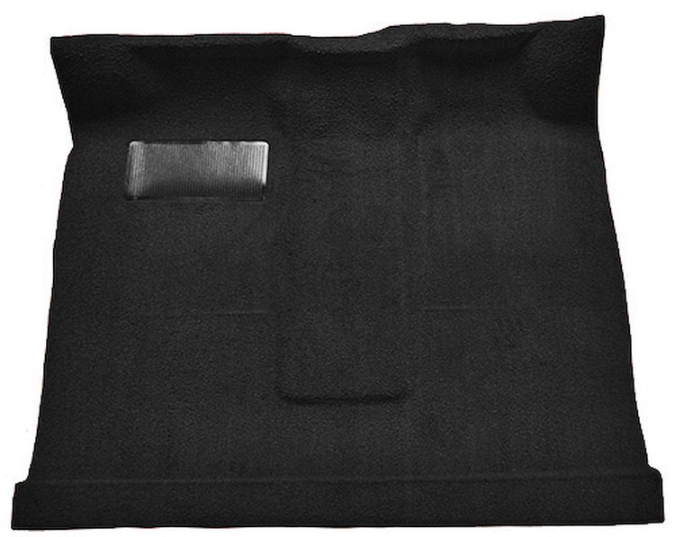 Molded Loop Passenger Area Carpet for 1961-1964 Ford F-100, F-250, F-350 Truck [Low Tunnel, OE-Style Jute Backing, Black]