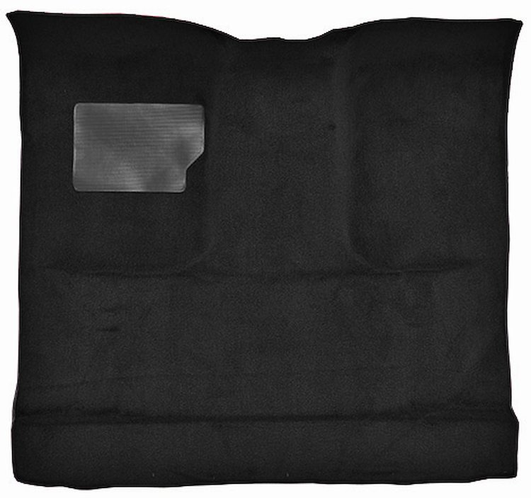 Molded Cut Pile Interior Carpet for 1974-1979 Ford F-100, F-150 Truck [Reg. Cab, Low Tunnel, OE-Style Jute Backing, Black]