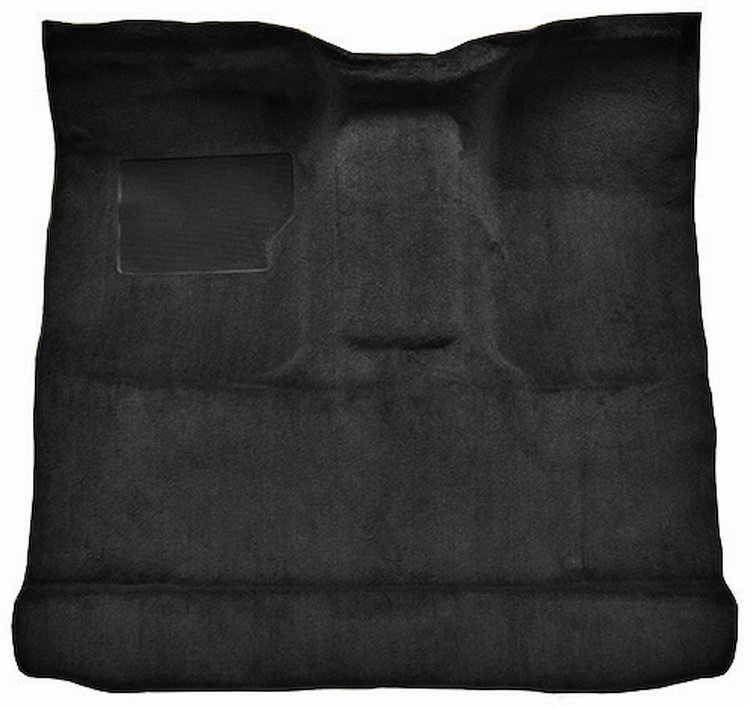 Molded Cut Pile Interior Carpet for 1974-1979 Ford F-100, F-150, F-250, F-350 [Reg. Cab, High Tunnel, OE Jute Backing, Black]