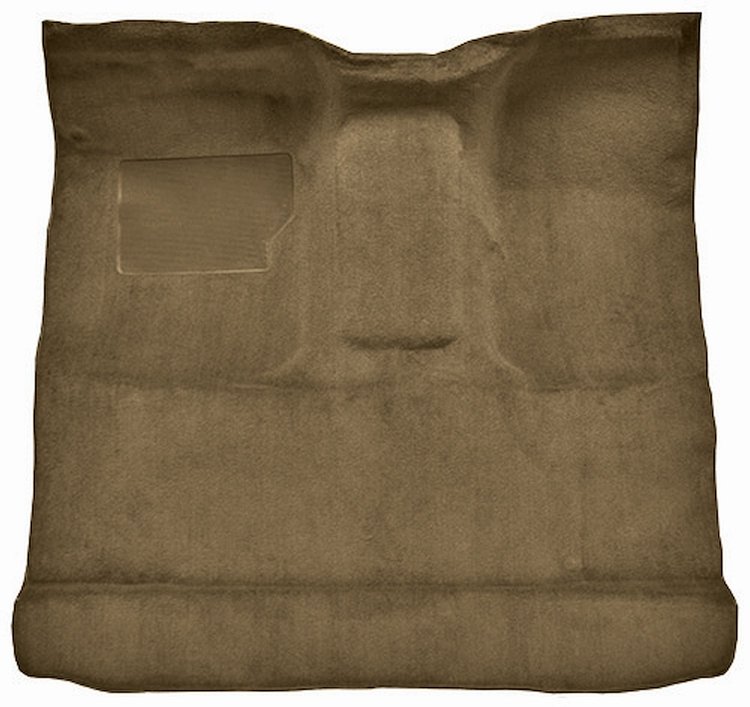 Molded Cut Pile Interior Carpet for 1974-1979 Ford F-100, F-150, F-250, F-350 [Reg. Cab, High Tunnel, Jute Backing, Dark Saddle]