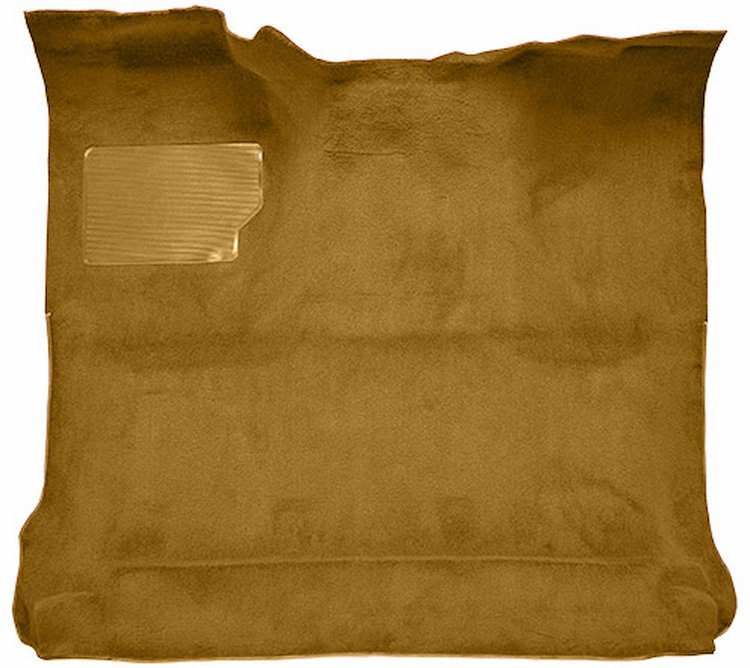 Molded Cut Pile Interior Carpet Fits Select 1980-1986 Ford Trucks [Reg. Cab, Low Tunnel, OE-Style Jute Backing, Chamoise]
