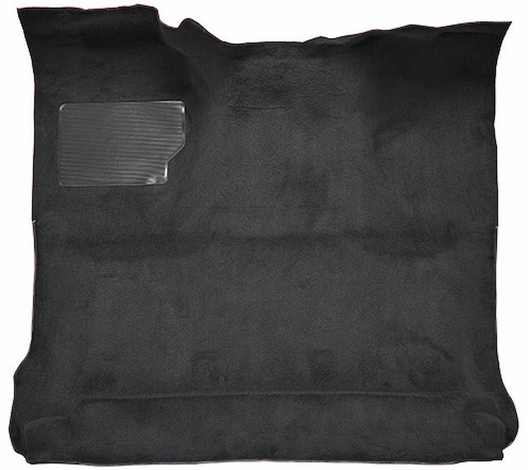 Molded Cut Pile Interior Carpet Fits Select 1980-1986 Ford Trucks [Reg. Cab, Low Tunnel, OE-Style Jute Backing, Graphite]