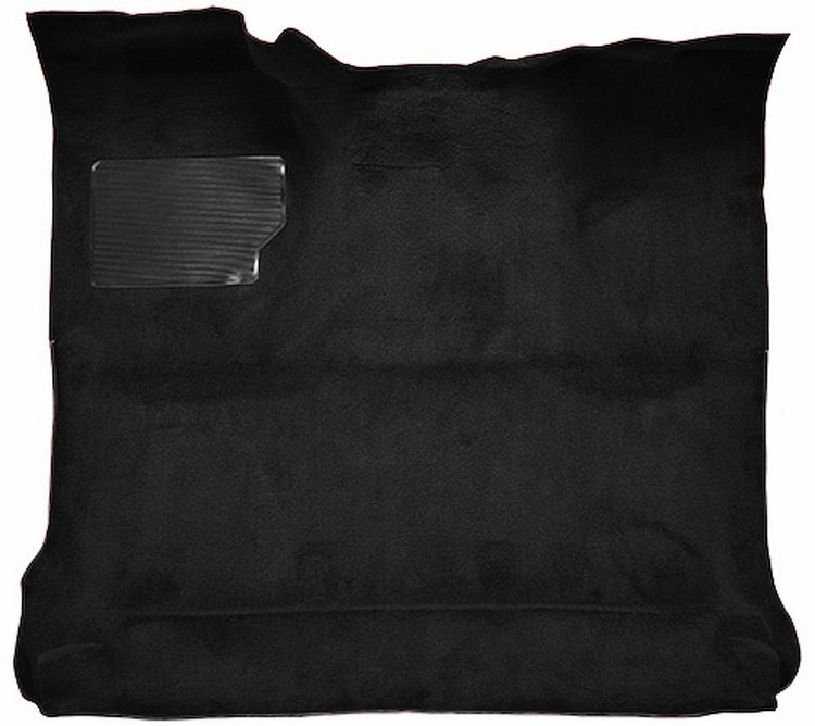 Molded Cut Pile Interior Carpet Fits Select 1980-1986 Ford Trucks [Reg. Cab, Low Tunnel, Mass Backing, Black]