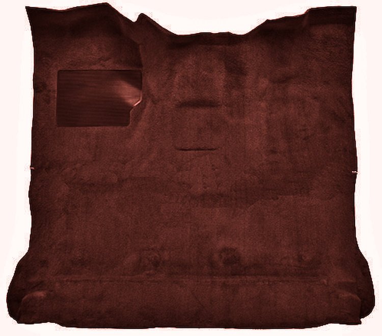 Molded Cut Pile Interior Carpet Fits Select 1980-1986 Ford Trucks [Reg. Cab, High Tunnel, Mass Backing, Maple/Canyon]