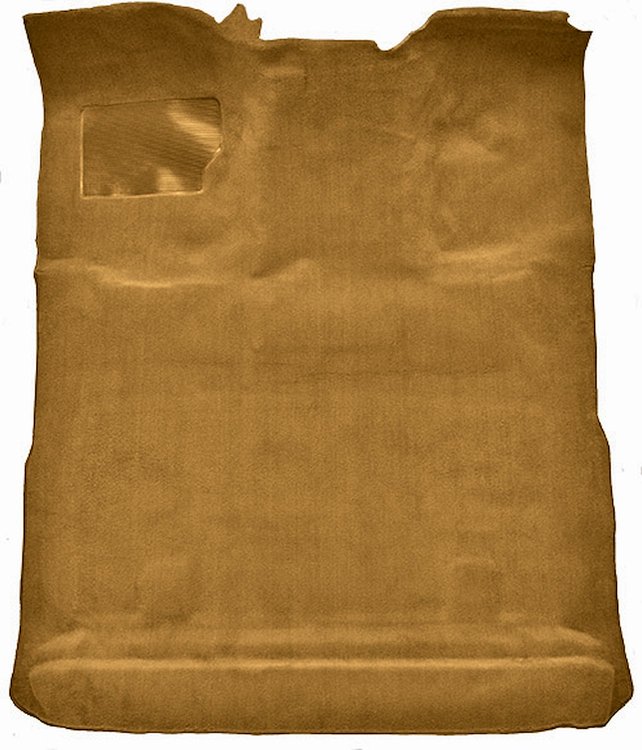 Molded Cut Pile Interior Carpet Fits Select 1980-1997 Ford Trucks [Extended Cab, Low Tunnel, OE-Style Jute Backing, Chamoise]