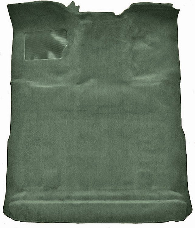 Molded Cut Pile Interior Carpet Fits Select 1980-1997 Ford Trucks [Extended Cab, Low Tunnel, OE-Style Jute Backing, Sage Green]