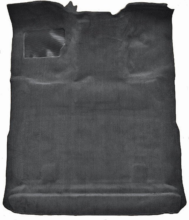Molded Cut Pile Interior Carpet Fits Select 1980-1997 Ford Trucks [Extended Cab, Low Tunnel, OE-Style Jute Backing, Graphite]