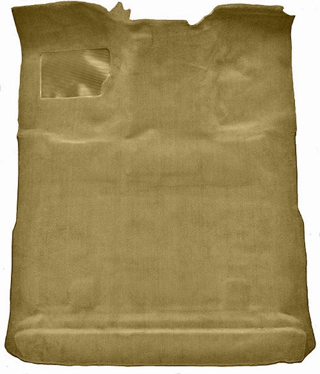 Molded Cut Pile Interior Carpet Fits Select 1980-1997 Ford Trucks [Extended Cab, Low Tunnel, Mass Backing, Gold]
