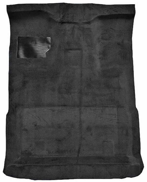 Molded Cut Pile Interior Carpet Fits Select 1980-1997 Ford Trucks [Extended Cab, High Tunnel, OE-Style Jute Backing, Graphite]
