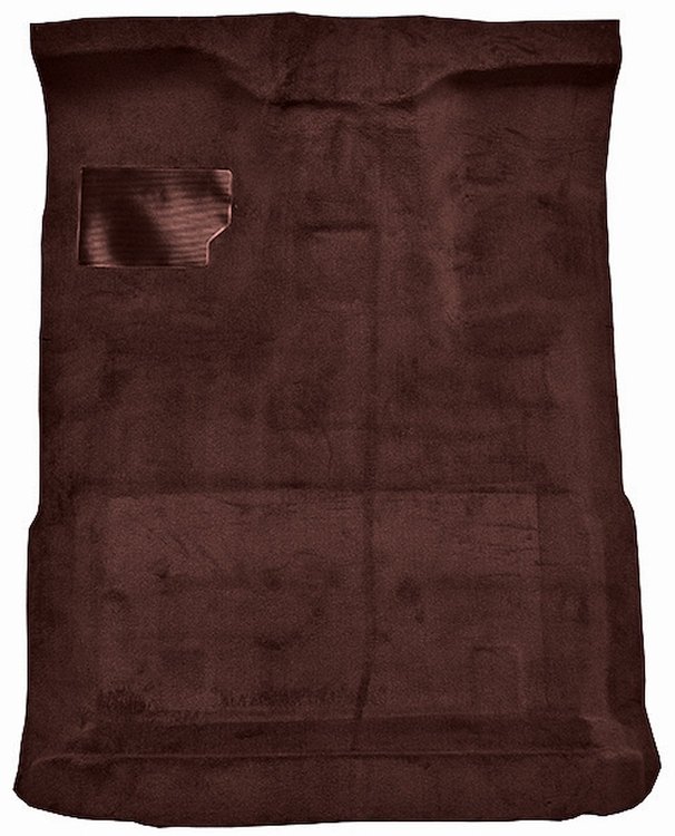 Molded Cut Pile Interior Carpet Fits Select 1980-1997 Ford Trucks [Extended Cab, High Tunnel, Mass Backing, Oxblood]