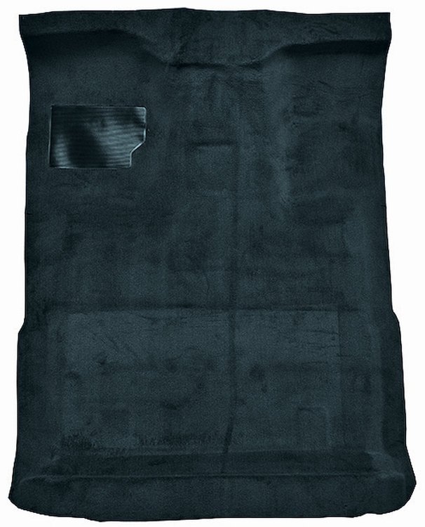 Molded Cut Pile Interior Carpet Fits Select 1980-1997 Ford Trucks [Extended Cab, High Tunnel, Mass Backing, Regatta Blue]