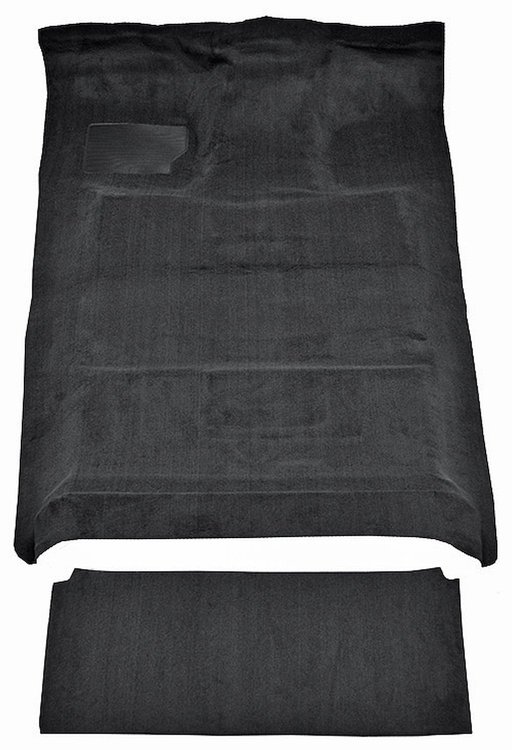 Molded Cut Pile Interior Carpet Fits Select 1987-1997 Ford Trucks [Crew Cab, Low Tunnel, Gasoline, OE Jute Backing, Graphite]