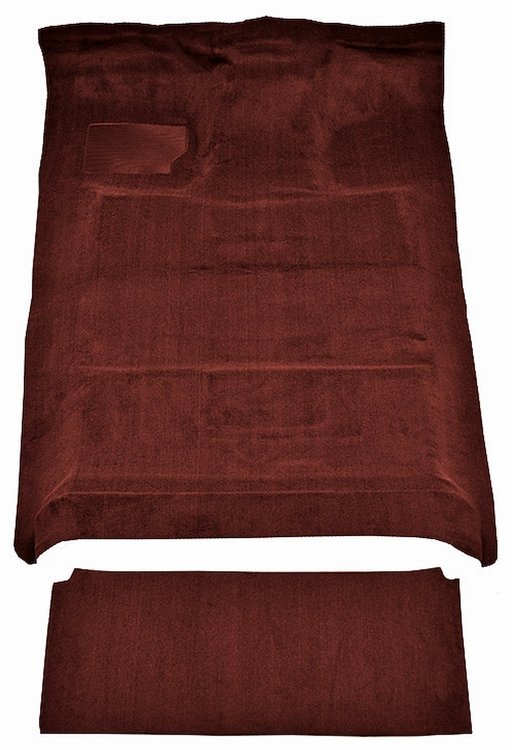 Molded Cut Pile Interior Carpet Fits Select 1987-1997 Ford Trucks [Crew Cab, Low Tunnel, Gasoline, Mass Backing, Maple/Canyon]