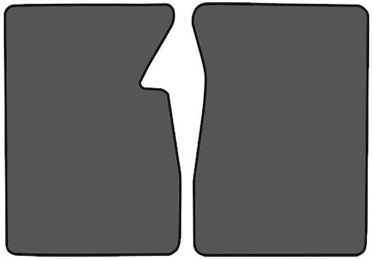 Molded Loop Floor Mats for 1967-1970 C/K Series Chevrolet and GMC Trucks [2-Piece, Gunmetal Gray]