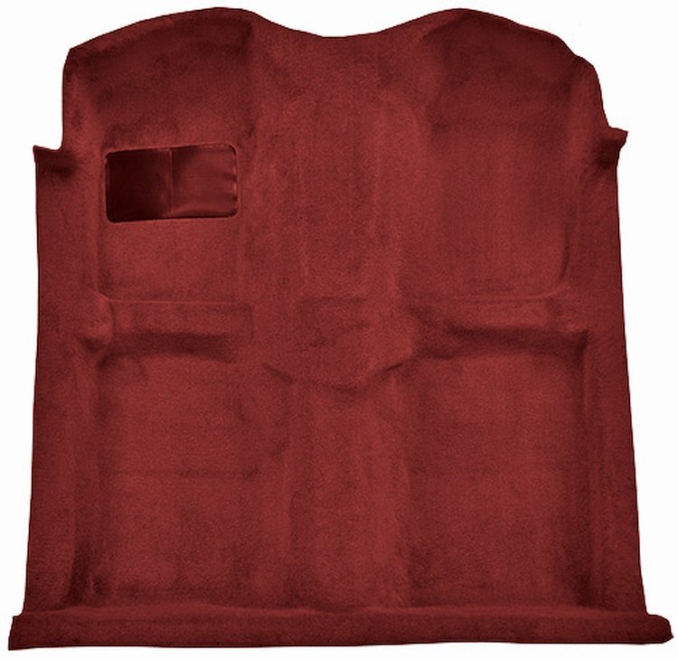 Molded Cut Pile Interior Carpet for 1994-2004 Ford Mustang Coupe/Convertible [OE-Style Jute Backing, Dark Red/Carmine]