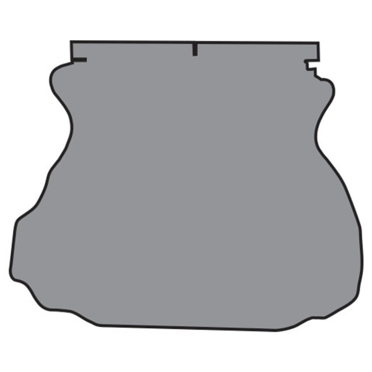 Felt Trunk Mat for 1994-2004 Ford Mustang [Charcoal]