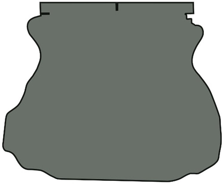 Molded Cut Pile Trunk Mat for 1994-2004 Ford Mustang [Opal]