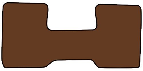 Molded Loop Floor Mats for 1971-1973 C Series Chevrolet and GMC Trucks [1-Piece, Automatic, Column Shift, Dark Saddle]