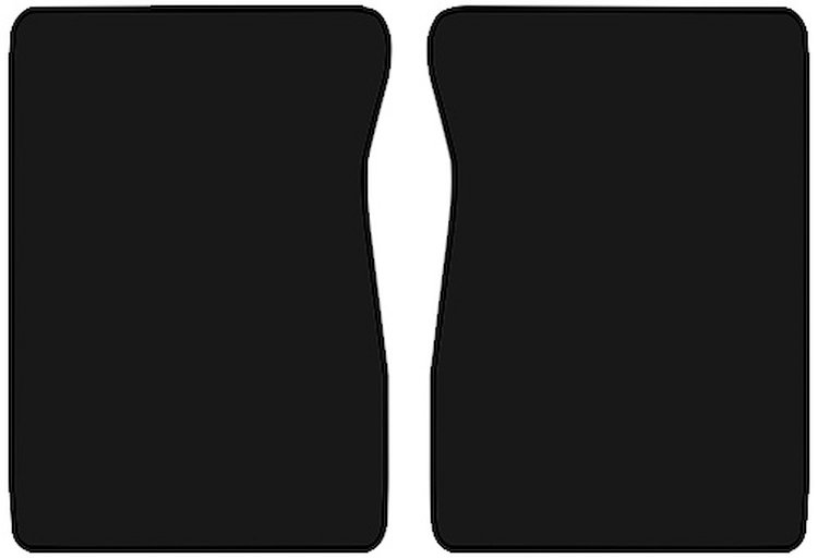 Molded Cut Pile Floor Mats for 1974 C/K Series Chevrolet and GMC Trucks [2-Piece, Automatic/4-Speed, Black]