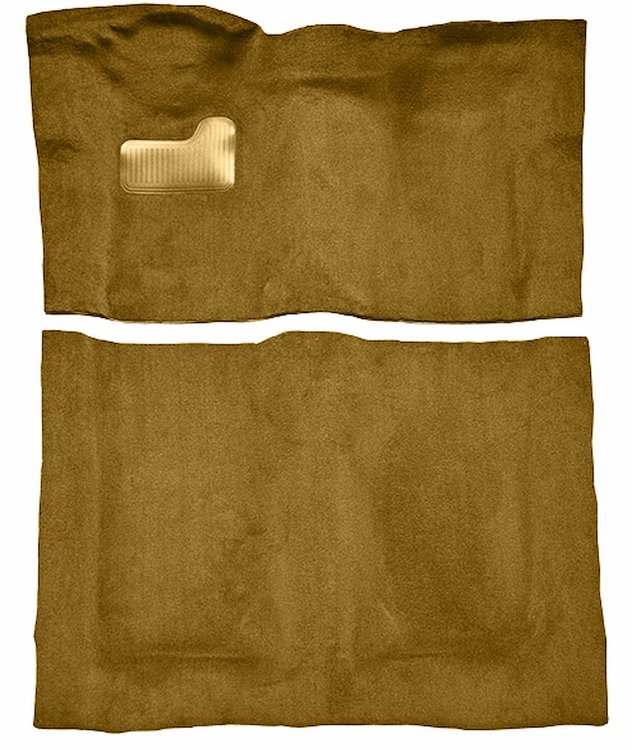 Molded Cut Pile Carpet for 1976 Chevrolet El Camino, GMC Sprint [OE-Style Backing, Auto/4spd Trans, Buckskin]