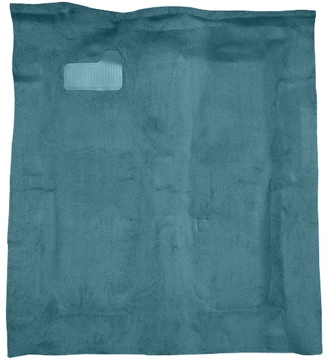 Molded Cut Pile Carpet Fits Select 1977 Buick, Chevy, GMC, Olds., Pontiac A-Body [OE-Style Backing, Auto/4spd Trans, Blue]