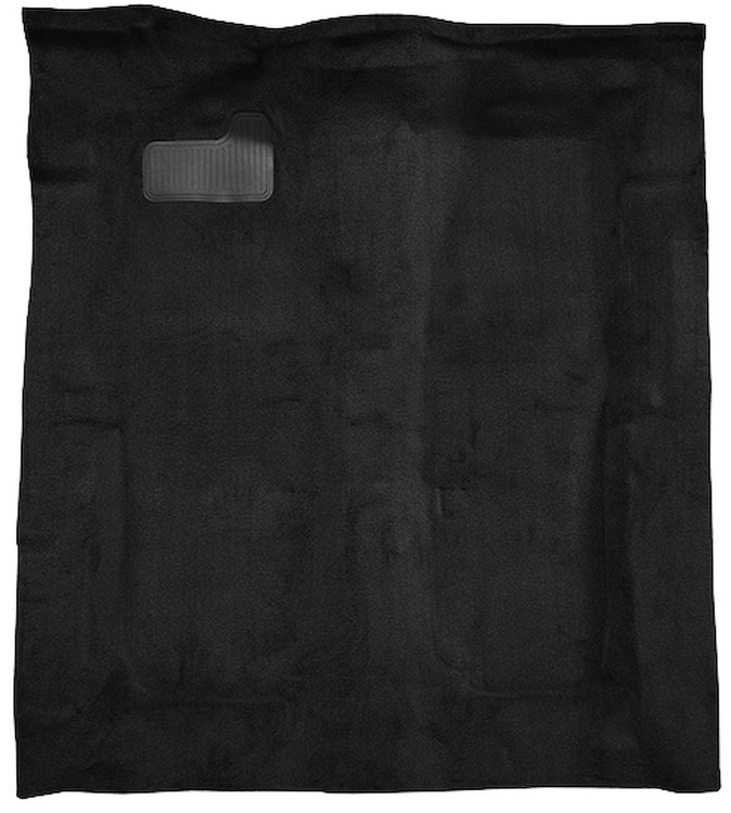 Molded Cut Pile Carpet Fits Select 1977 Buick, Chevy, GMC, Olds., Pontiac A-Body [Mass Backing, Auto/4spd Trans, Black]