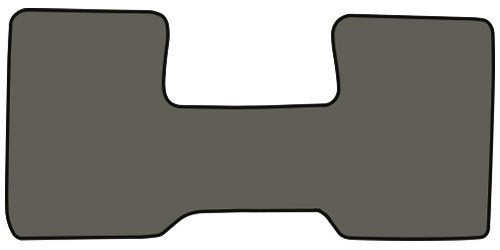 Molded Cut Pile Floor Mats for 1981-1986 C Series Chevrolet and GMC Trucks [1-Piece, Column Shift, Charcoal]