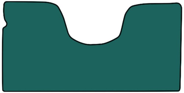 Molded Loop Floor Mats for 1967-1970 C Series Chevrolet and GMC Trucks [1-Piece, Automatic, Column Shift, Aqua]