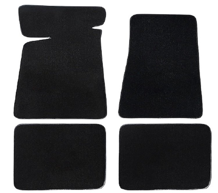 Molded Cut Pile Floor Mats for 1978-1981 Buick Regal, 1984-1987 Buick Regal Grand National [4-Piece, Black]