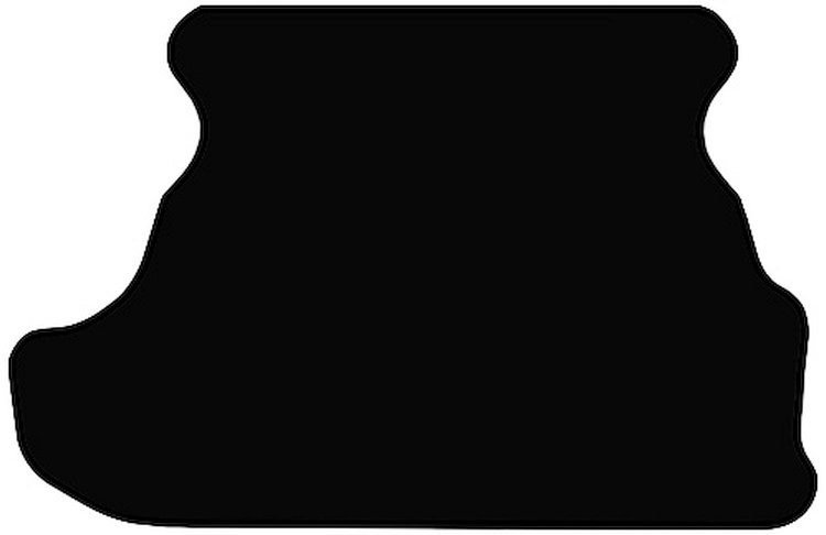 Molded Cut Pile Trunk Mat for 1979-1993 Ford Mustang [Black]
