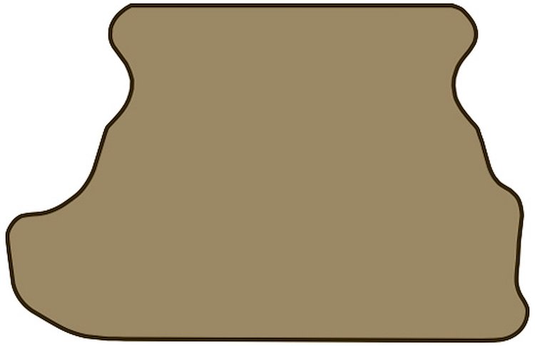 Molded Cut Pile Trunk Mat for 1979-1993 Ford Mustang [Medium Saddle]