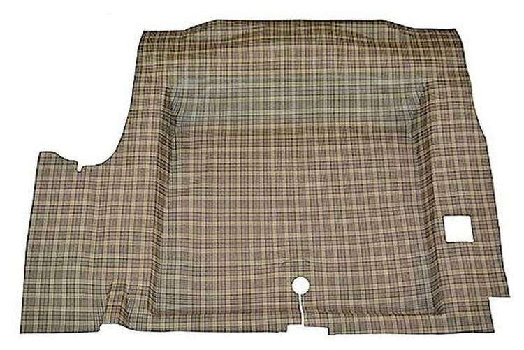 Vinyl Trunk Mat for 1964-1968 Ford Mustang [08V Mustang Plaid]