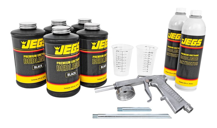 Premium Spray-on Urethane Bedliner Kit [Black]