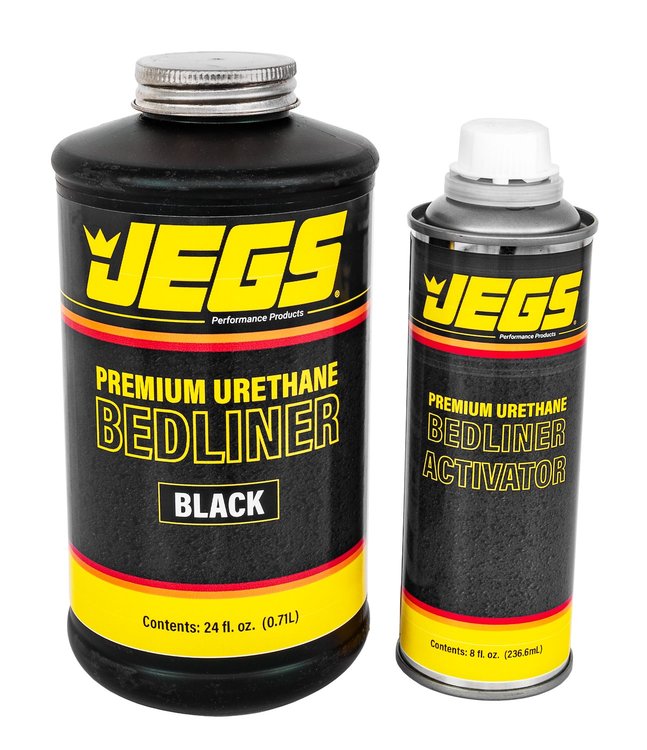 Premium Black Urethane Liquid Bedliner Coating [24 oz. Bottle and 8 oz. Can of Activator]