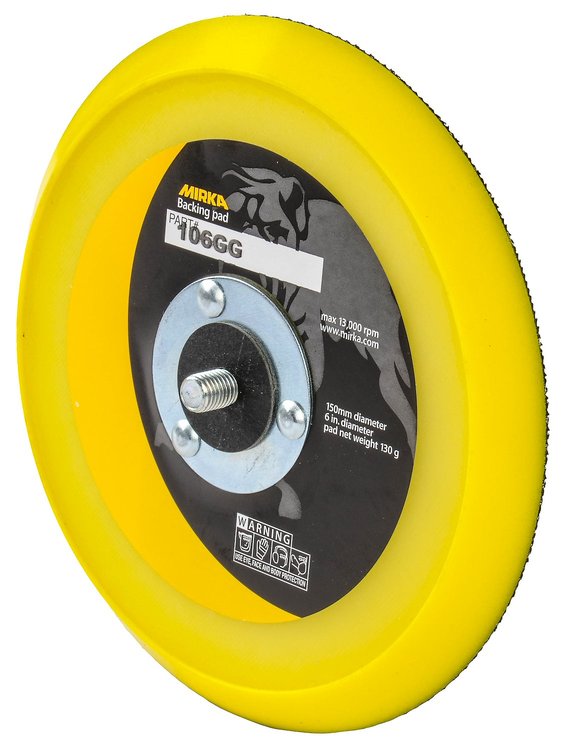 Sandpaper Backup Pad [6 in. Hook-and-Loop]