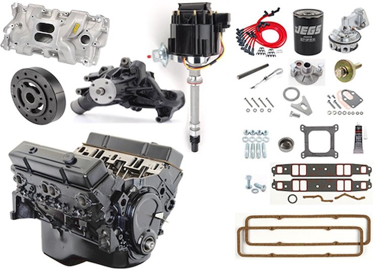 Small Block Chevy 350ci Crate Engine Kit