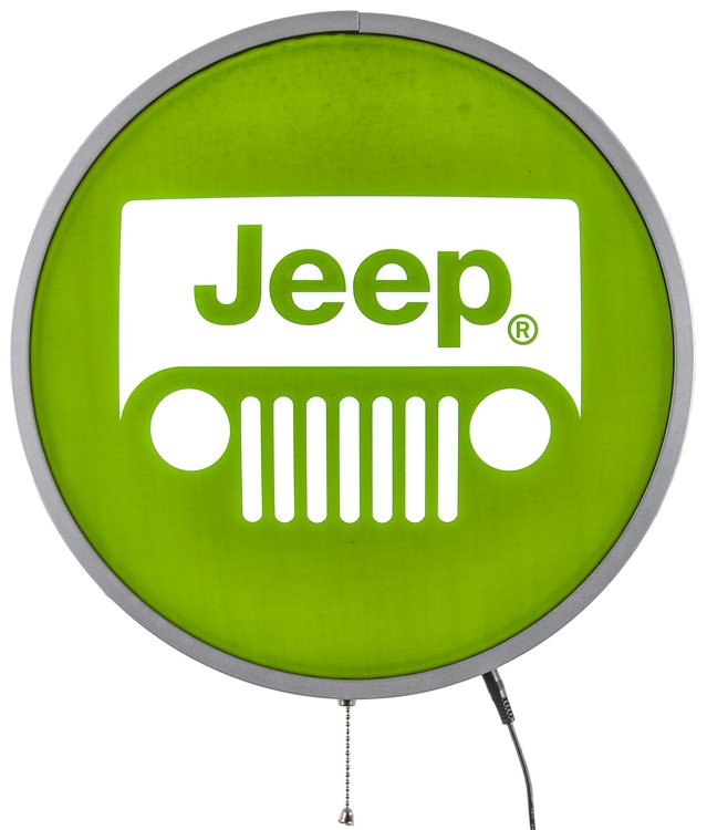 Jeep Grille LED Sign 15" Diameter