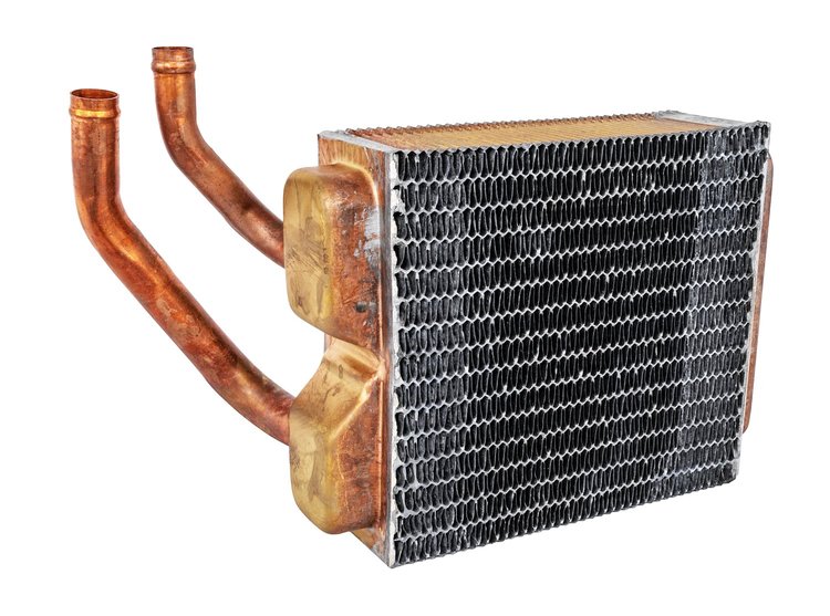 Heater Core Fits 1964-1966 Chevrolet C10, C20, C30, K10, K20, P10, P20, P30, 1964-1966 GMC 1500-3500 Trucks [Copper/Brass]
