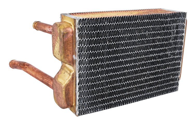 Heater Core Fits 1967-1968 Chevrolet Camaro, 1967-1968 Pontiac Firebird With A/C [Copper/Brass]