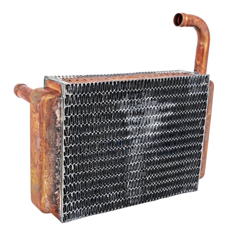 Heater Core Fits 1969-1970 Ford Mustang, Mercury Cougar, 1970-1977 Ford Maverick, 1971-1977 Mercury Comet W/O AC [Copper/Brass]