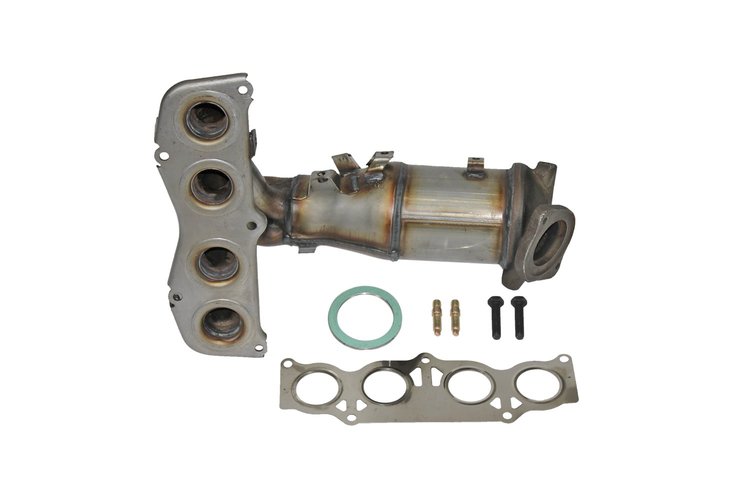 Catalytic Converter Fits 2007-2008 Toyota Solara w/2.4L 4 cyl. Eng. [Front]