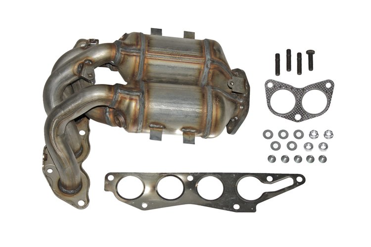 Catalytic Converter Fits 2004-2012 Mitsubishi Galant w/2.4L 4 cyl. Eng. [Front]