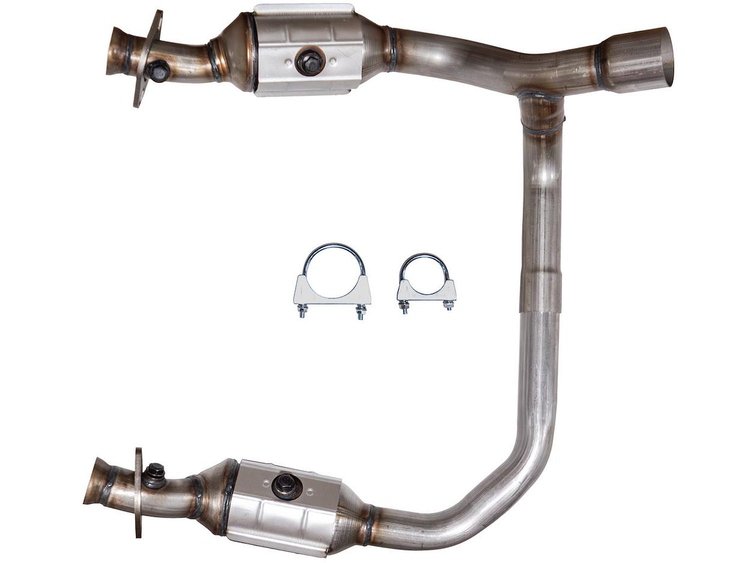 Catalytic Converter Fits Select 2006-2008 Dodge Ram 1500 Laramie Crew Cab Pickup, 4WD w/4.7L V8 [Front Y}
