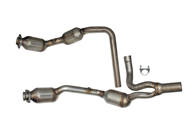 Catalytic Converter Fits 2007-2009 Jeep Wrangler JK 2-Door & 4-Door Unlimited w/3.8L V6 Eng. [Front]