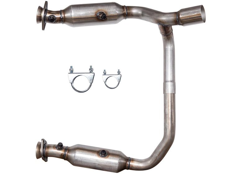 Catalytic Converter Fits Select 2009-2010 Dodge Ram 1500 Standard & Crew Cab Pickup, 4WD w/4.7L V8 [Front Y]