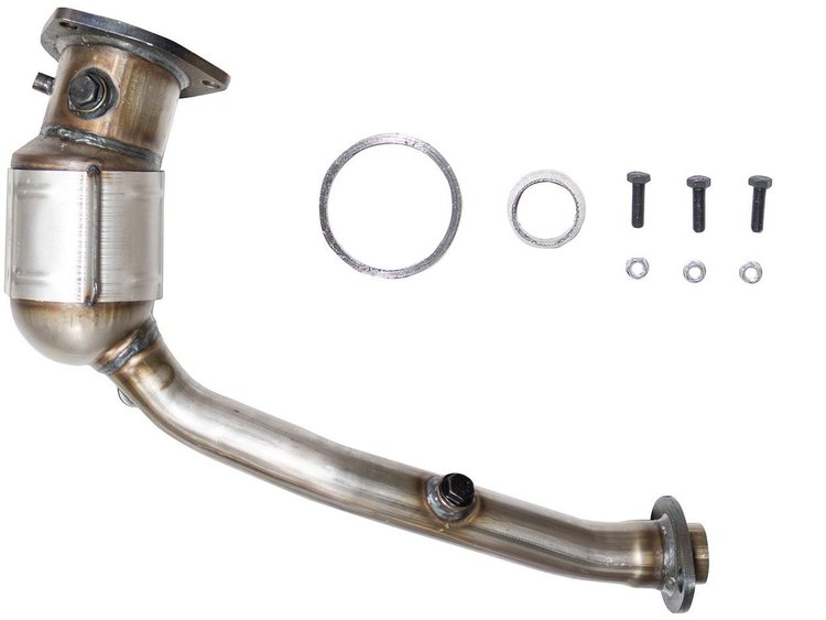Catalytic Converter Fits Select 2007-2009 Suzuki SX4, AWD, 2008-2009 Suzuki SX4, FWD w/2.0L I4 [Front]