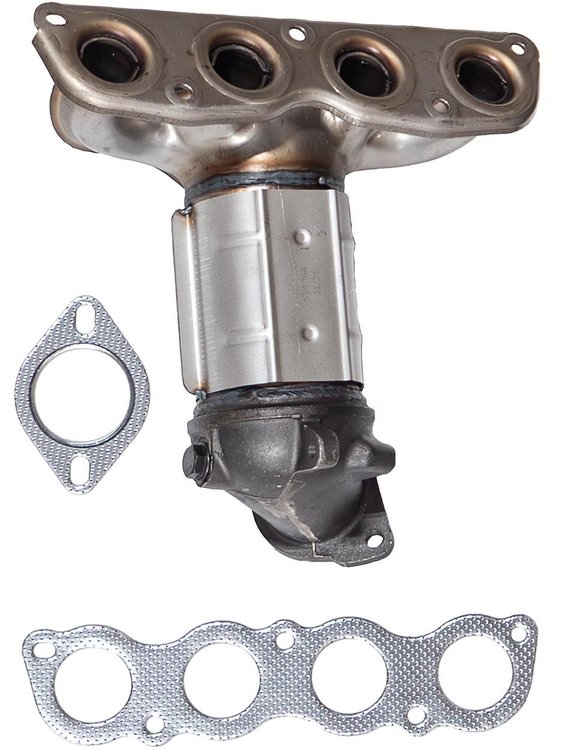 Catalytic Converter Fits Select 2017-2020 Hyundai Elantra/GT, 2017-2018 Kia Forte/Forte5 FWD 2.0L I4 [Front]
